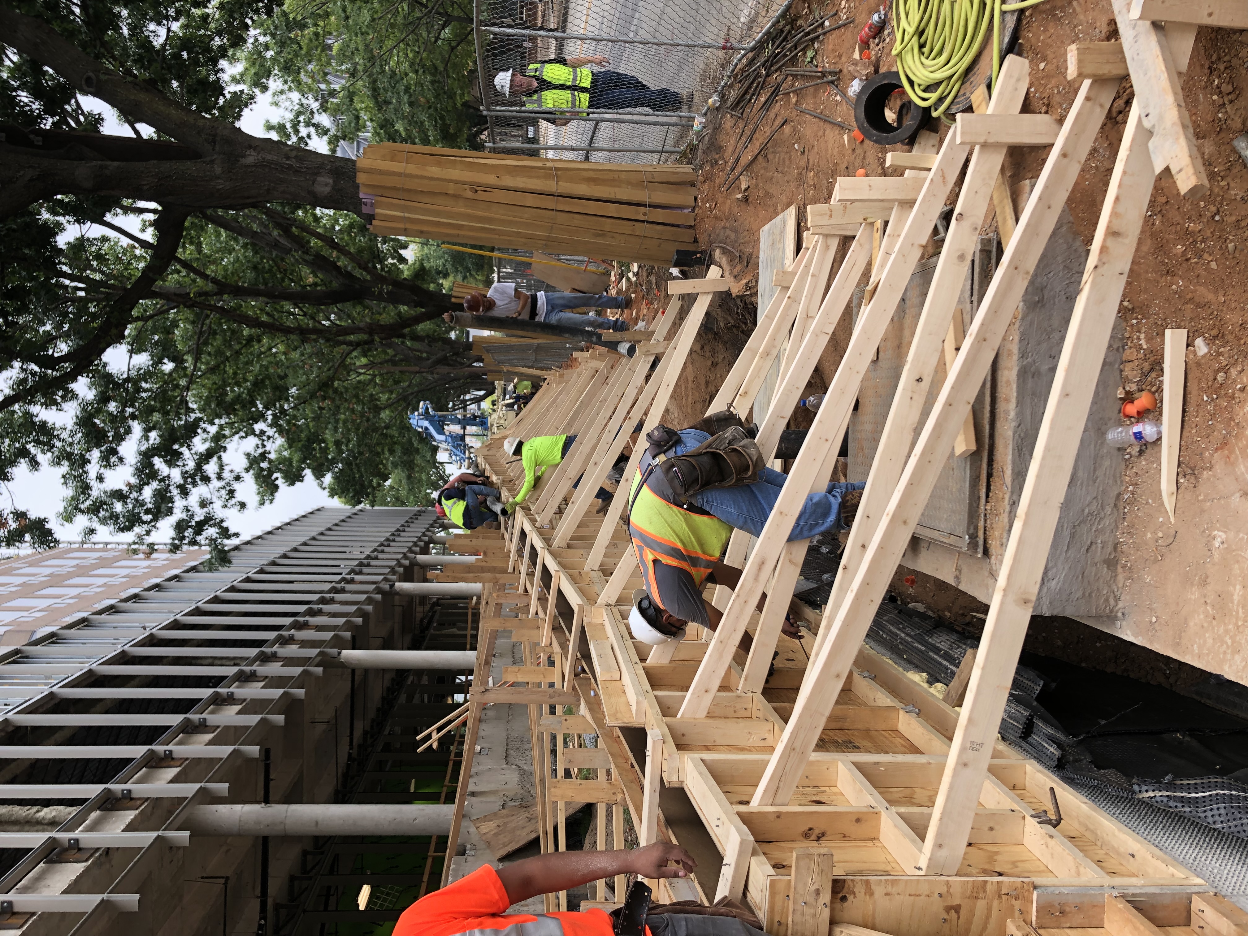 Trillium commercial concrete project in DFW