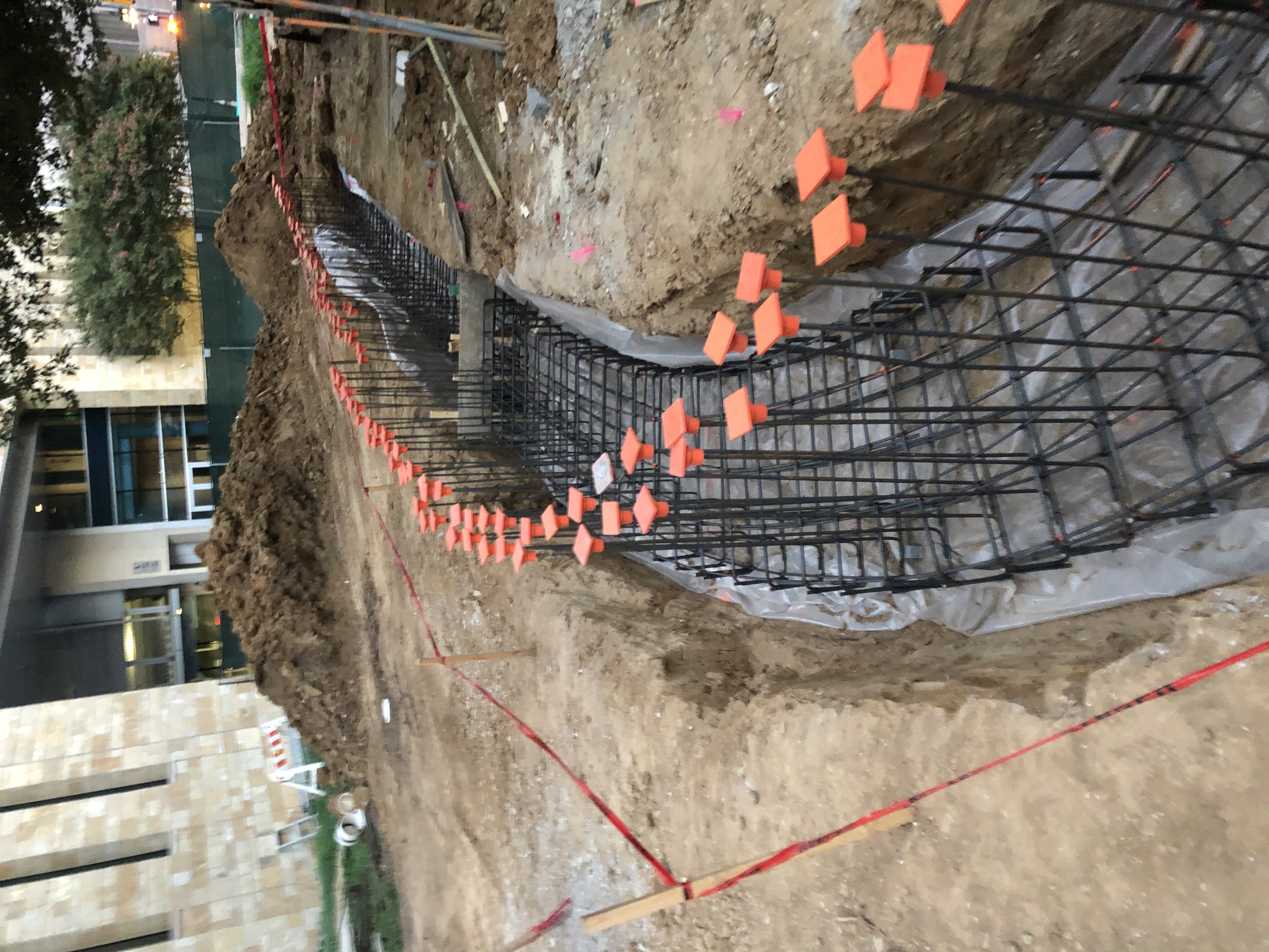 Trillium crew placing concrete on commercial project