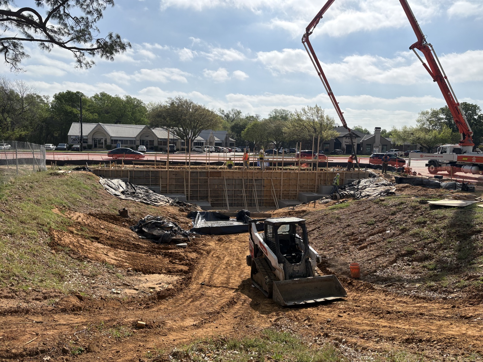 Trillium crew on active DFW job site