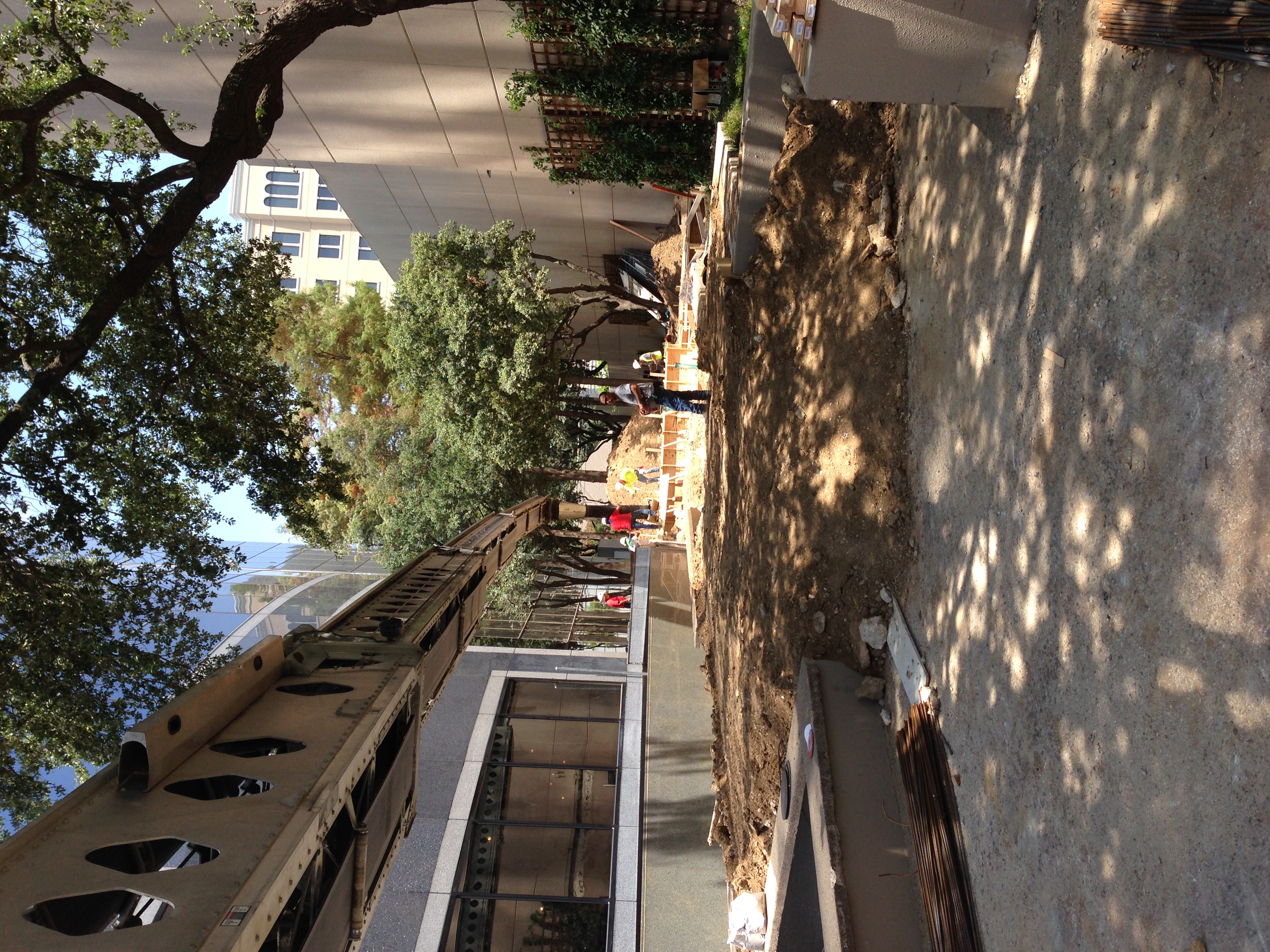 DFW commercial concrete pour in progress