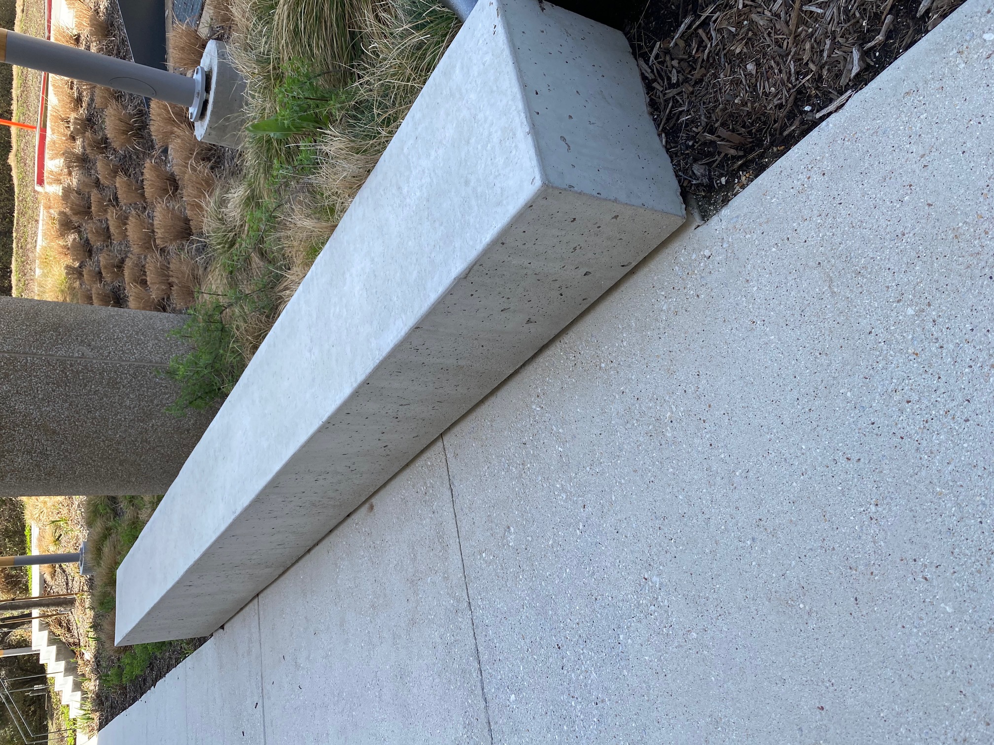 Commercial concrete pour at DFW job site