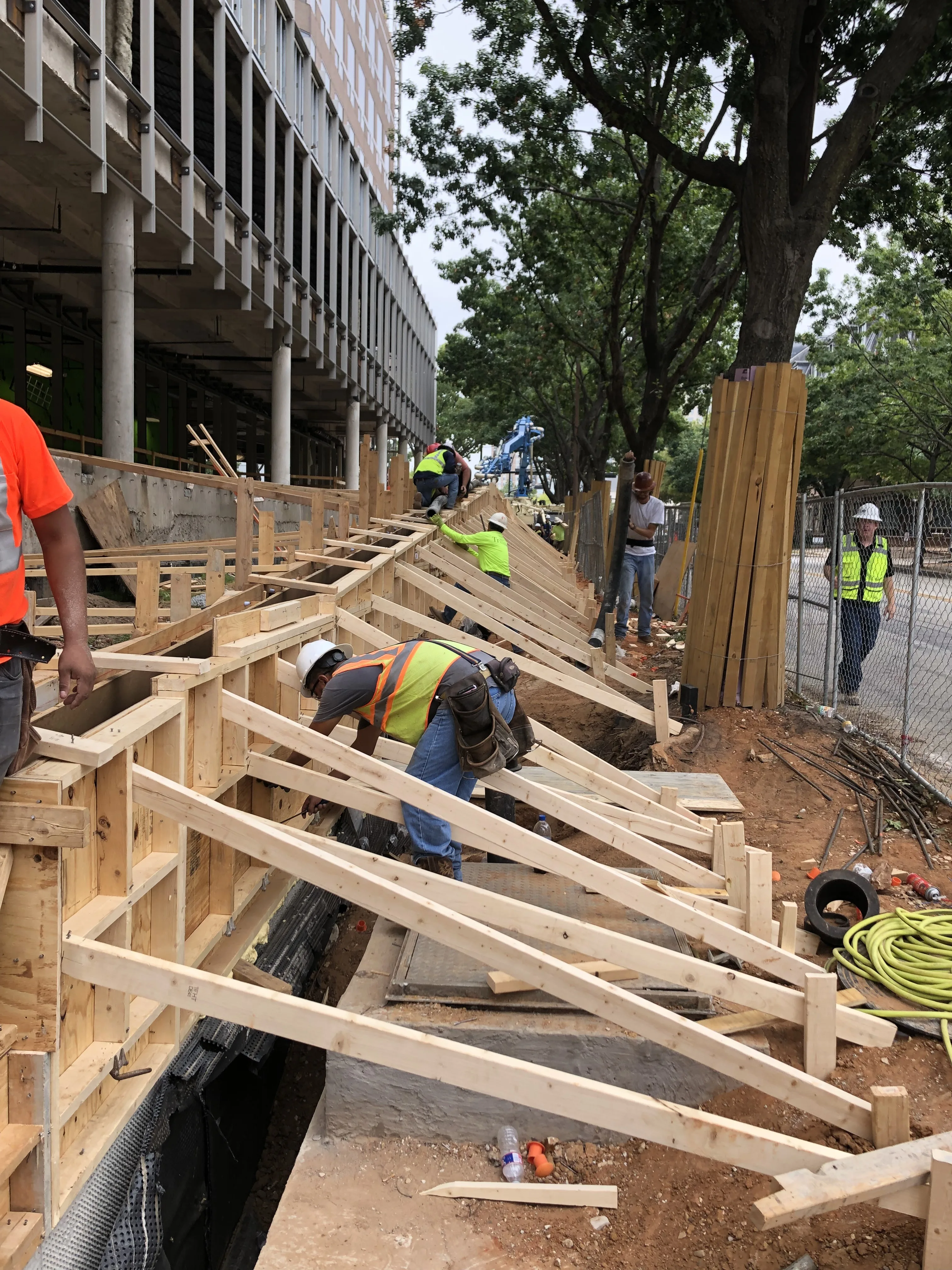 Trillium commercial concrete project in DFW